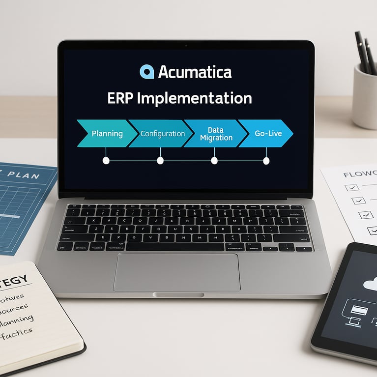 Acumatica Implementation Process: Your 8-Step Path to ERP Success }}