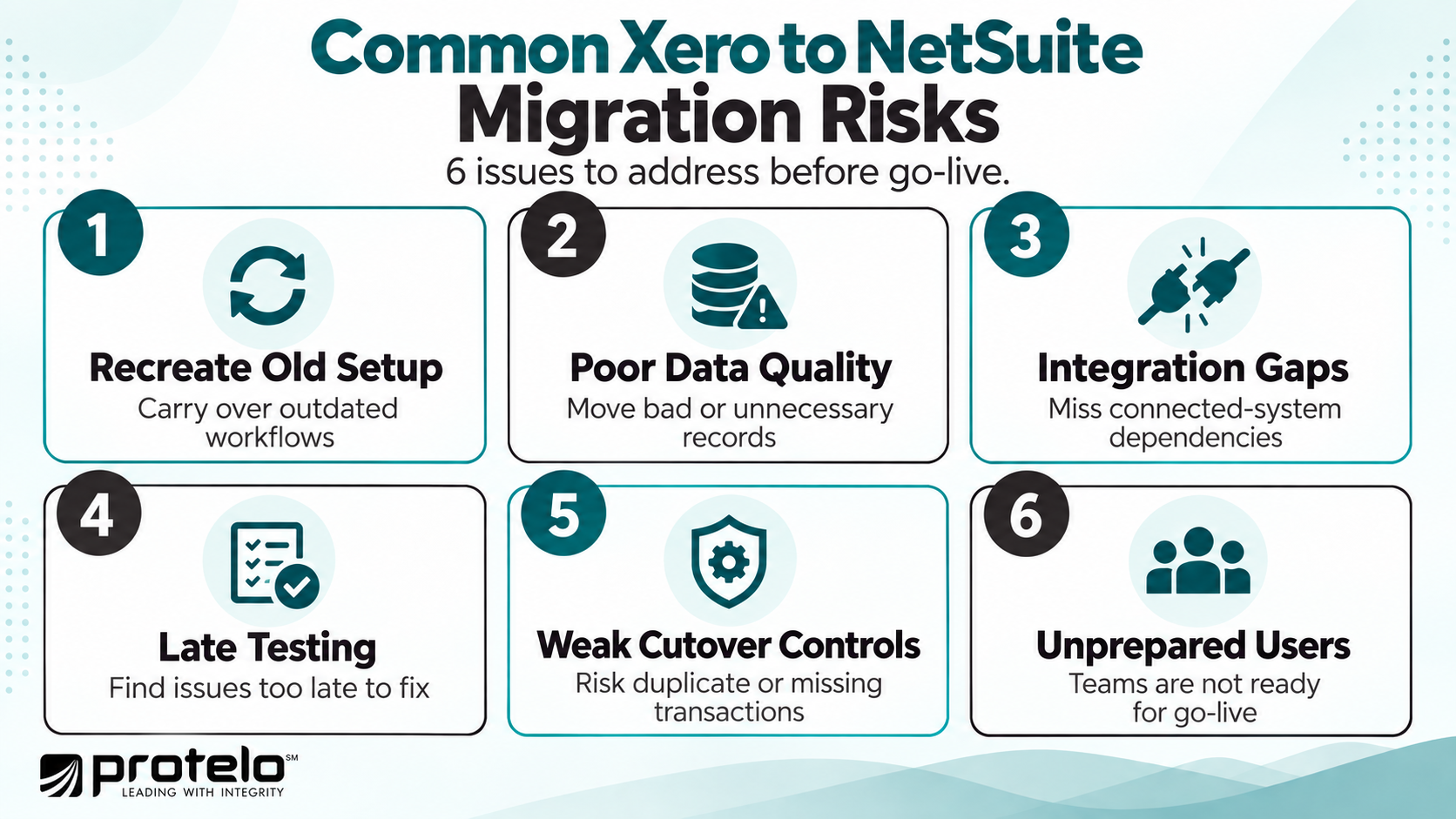 Common risks when migrating from Xero to NetSuite