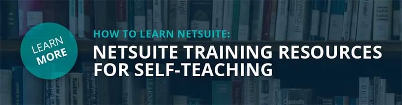 netsuite training resources