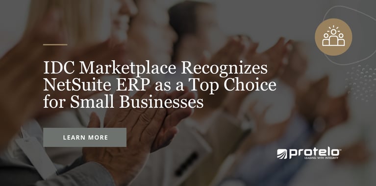 IDC Marketplace Recognizes NetSuite as a Top Choice for Small Businesses }}
