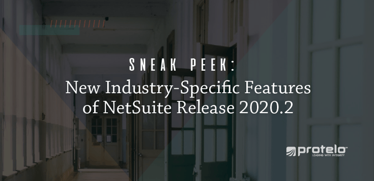Sneak Peek: New Industry-Specific Features of NetSuite Release 2020.2 }}