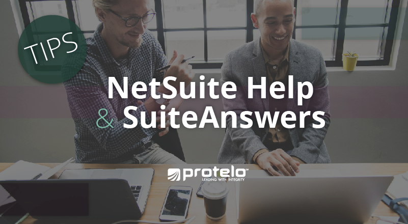 Tips for NetSuite Help and SuiteAnswers