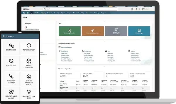 NetSuite Mobile Warehouse Management