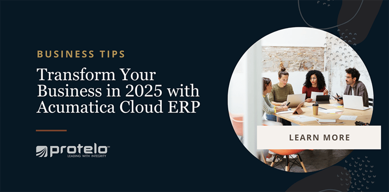 Transform Your Business in 2025 with Acumatica Cloud ERP }}