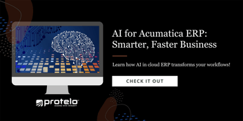AI Acumatica Features and Solutions