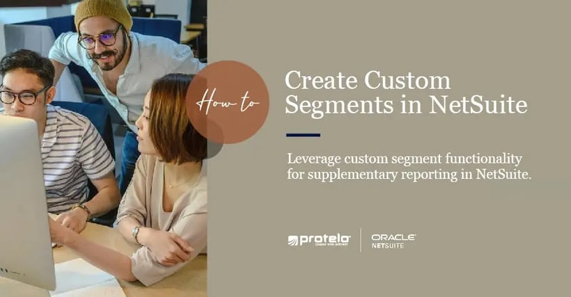 Creating Custom Segments in NetSuite