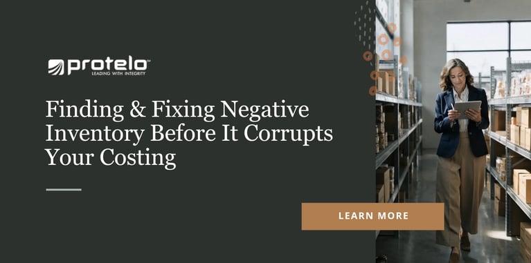 Finding and Fixing Negative Inventory Before It Corrupts Your Costing }}