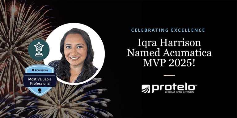 Celebrating Excellence - Iqra Harrison Named Acumatica 2025 MVP }}