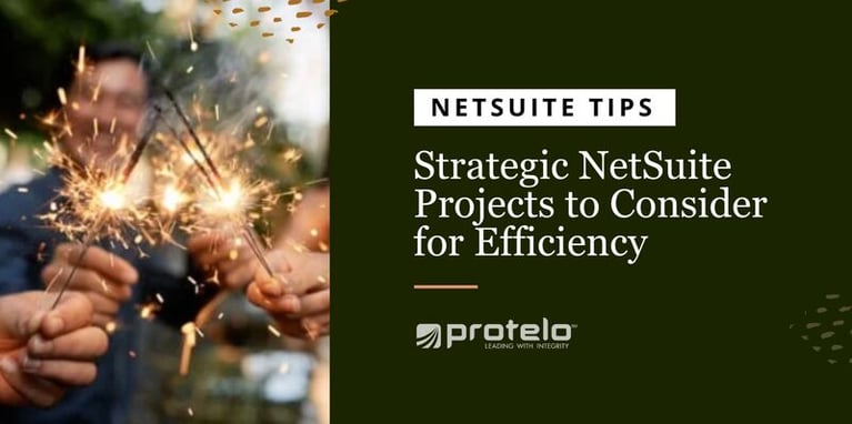 Strategic NetSuite Projects to Consider for Efficiency }}