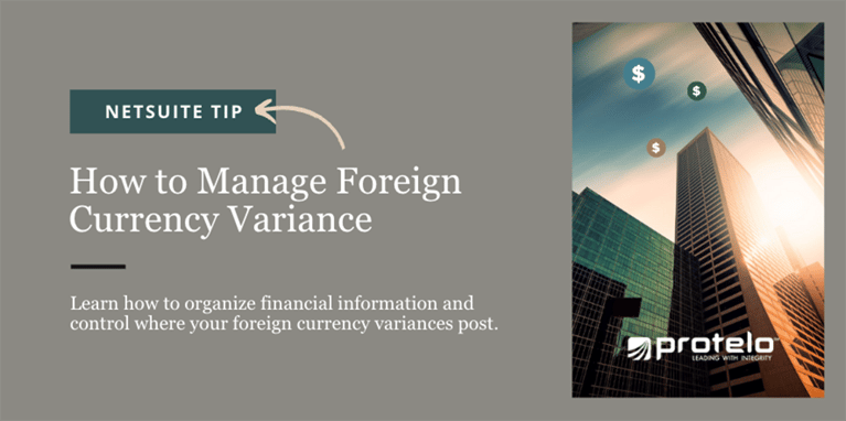 Tips to Manage Foreign Currency Variance Efficiently in NetSuite }}