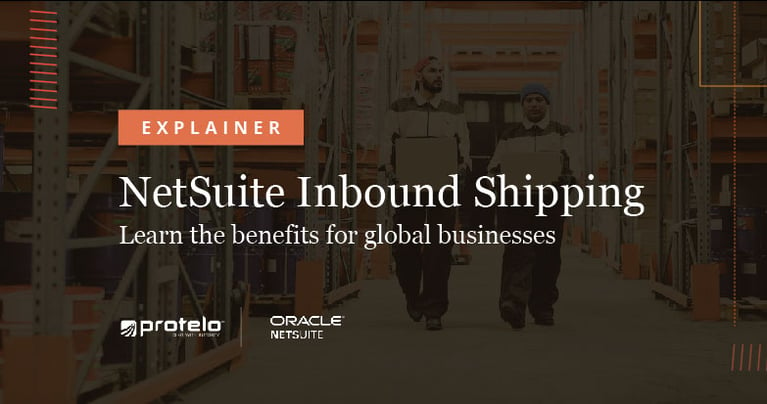 NetSuite Inbound Shipping: An Explainer }}