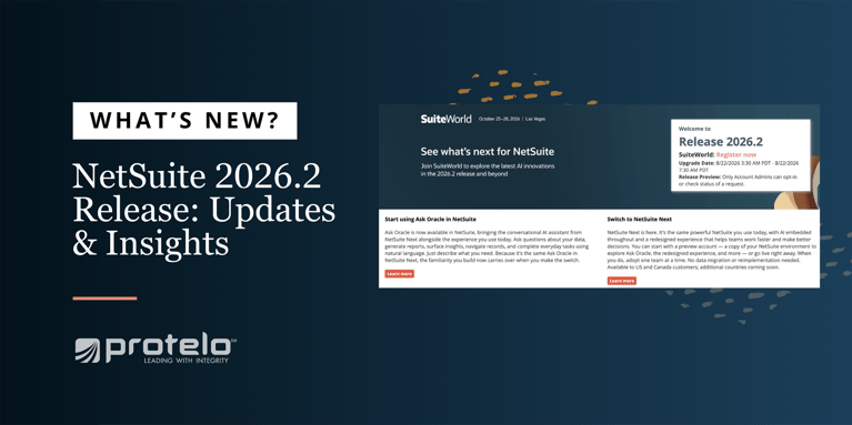 NetSuite 2026.2 Release Highlights: The New Features You Should Know About }}