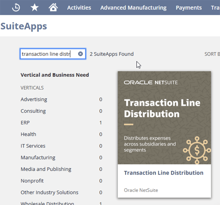 netsuite transaction line distribution benefits