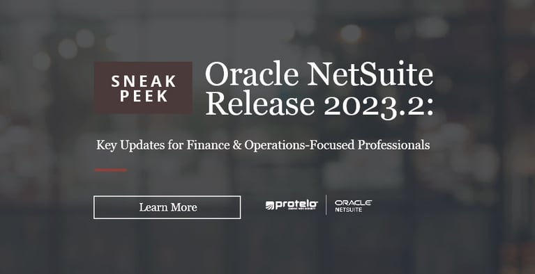 Oracle NetSuite Release 2023.2: Operations, Financials Key Updates }}