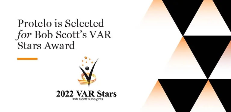 Protelo is Selected for Bob Scott's VAR Stars Award }}