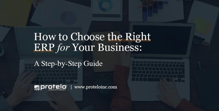 How to Choose the Right ERP for Your Business: A Step-by-Step-Guide }}