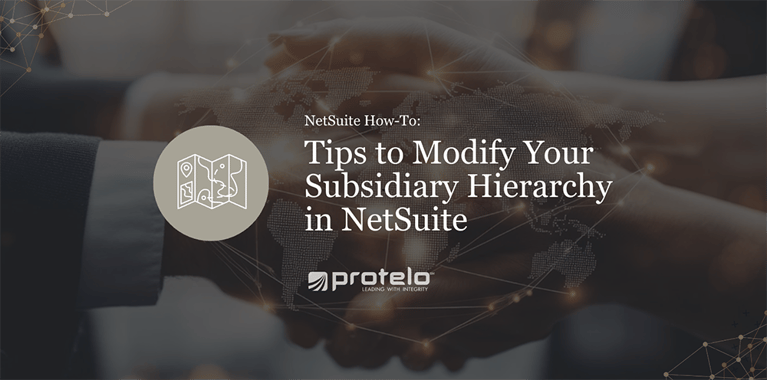 Tips to Modify your Subsidiary Hierarchy in NetSuite }}