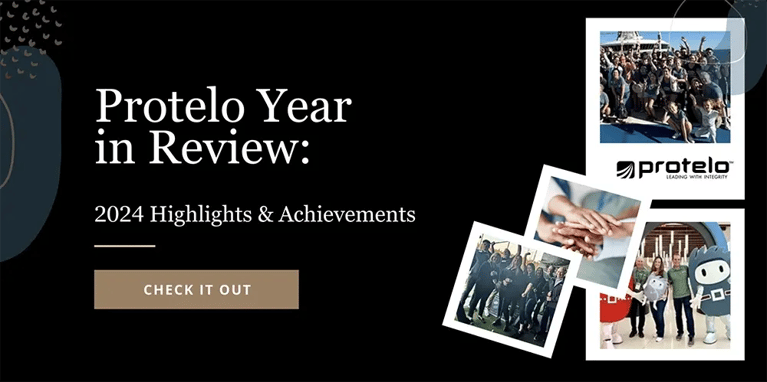 Protelo Year in Review: 2024 Highlights and Achievements }}