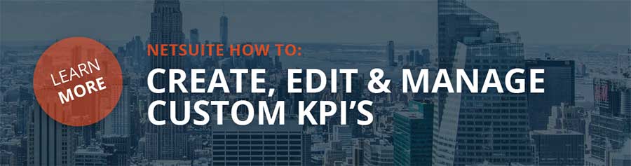 How to create, edit and manage custom KPIs