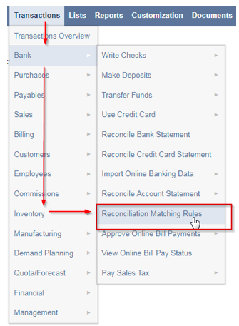 NetSuite bank data and transaction tips in NetSuite