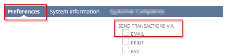 Sending Specific Transactions Emails to Your Customer or Vendor