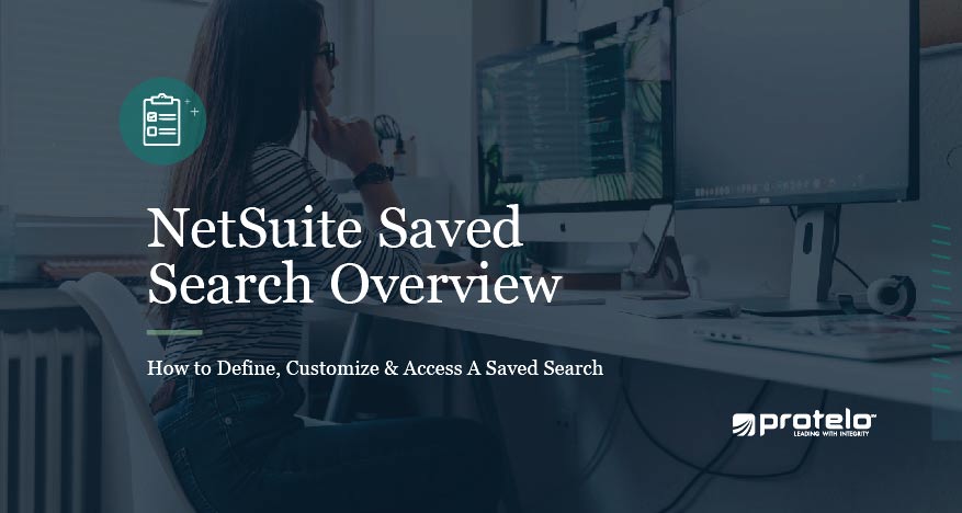 How to Define, Customize and Access a Saved Search
