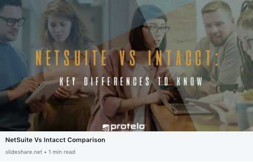 NetSuite vs Intacct