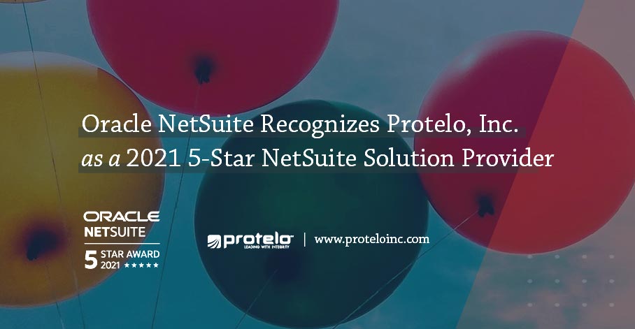 NetSuite Recognizes Protelo as a 5-Star NetSuite Solution Provider