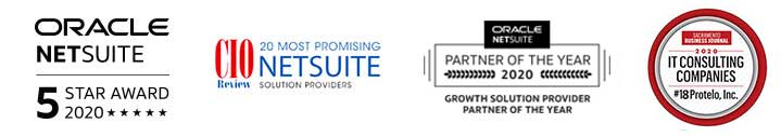 NetSuite Partner of the Year 2020 - Protelo Awards