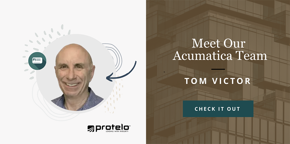 meet tom victor- acumatica protelo