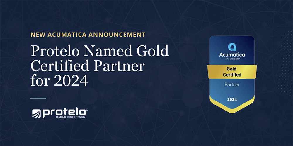 Protelo - Gold Certified Acumatica Partner